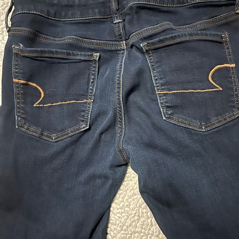 American Eagle Outfitters Blue Straight Leg Jeans